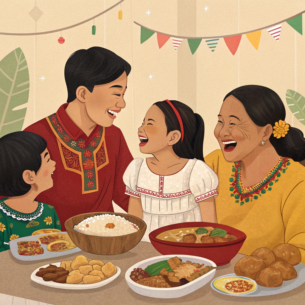 Filipino Family Gatherings and Phrases