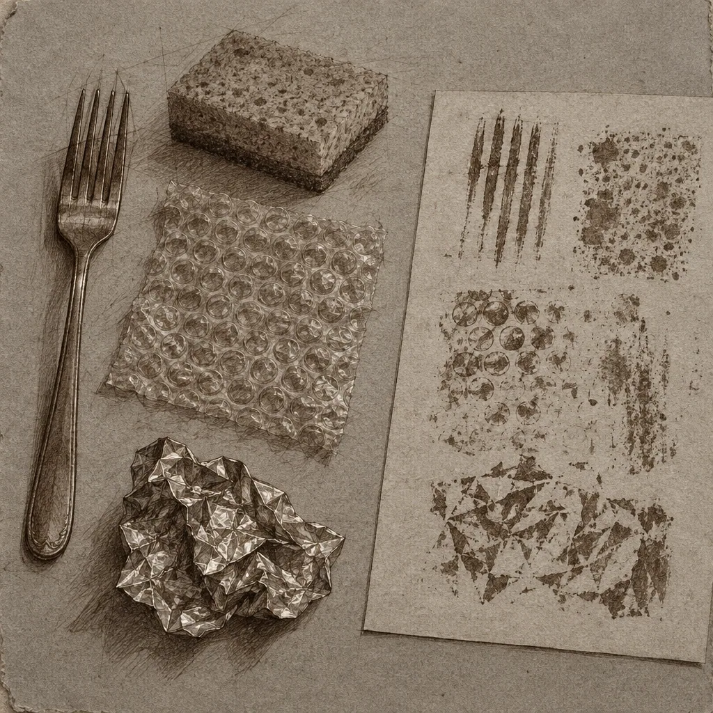 Abstract Art with Household Items