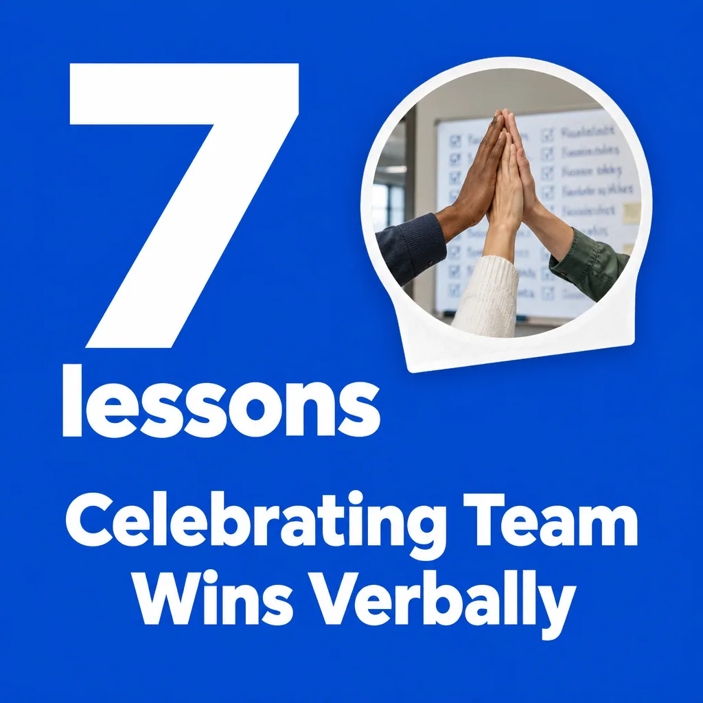 Celebrating Team Wins Verbally