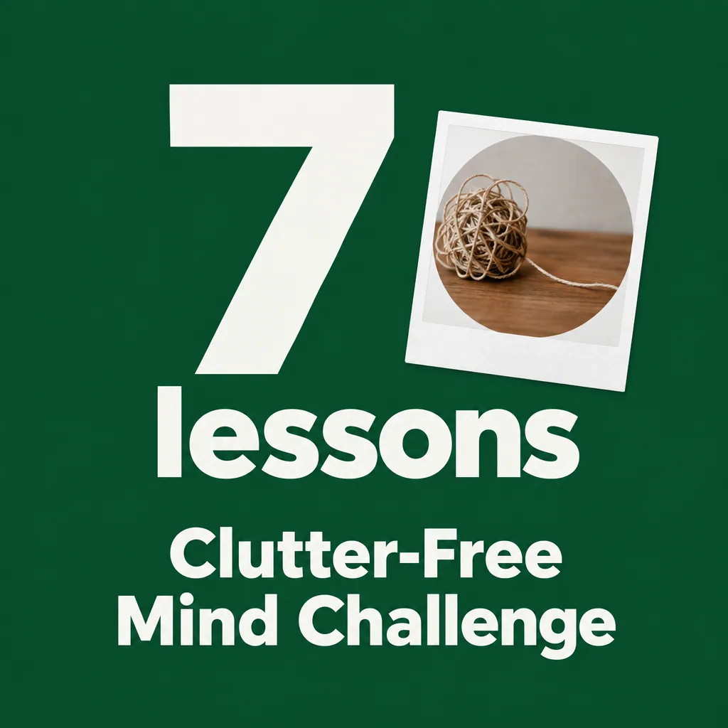 Clutter-Free Mind Challenge