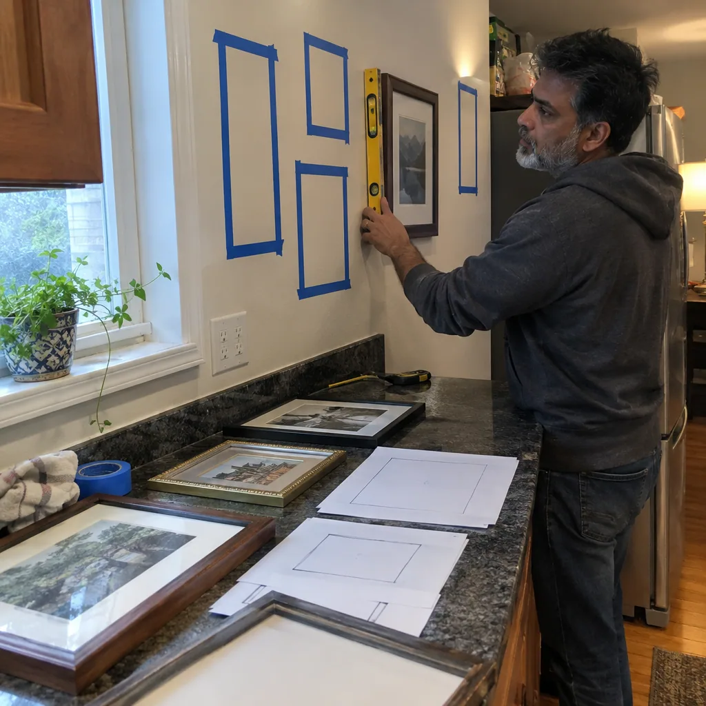 Gallery Wall Creation: DIY Art Display