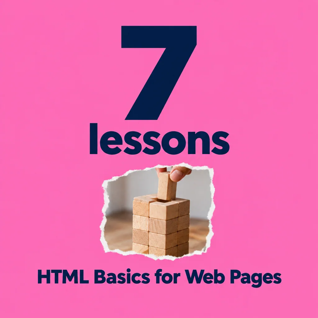 HTML Basics for Web Pages