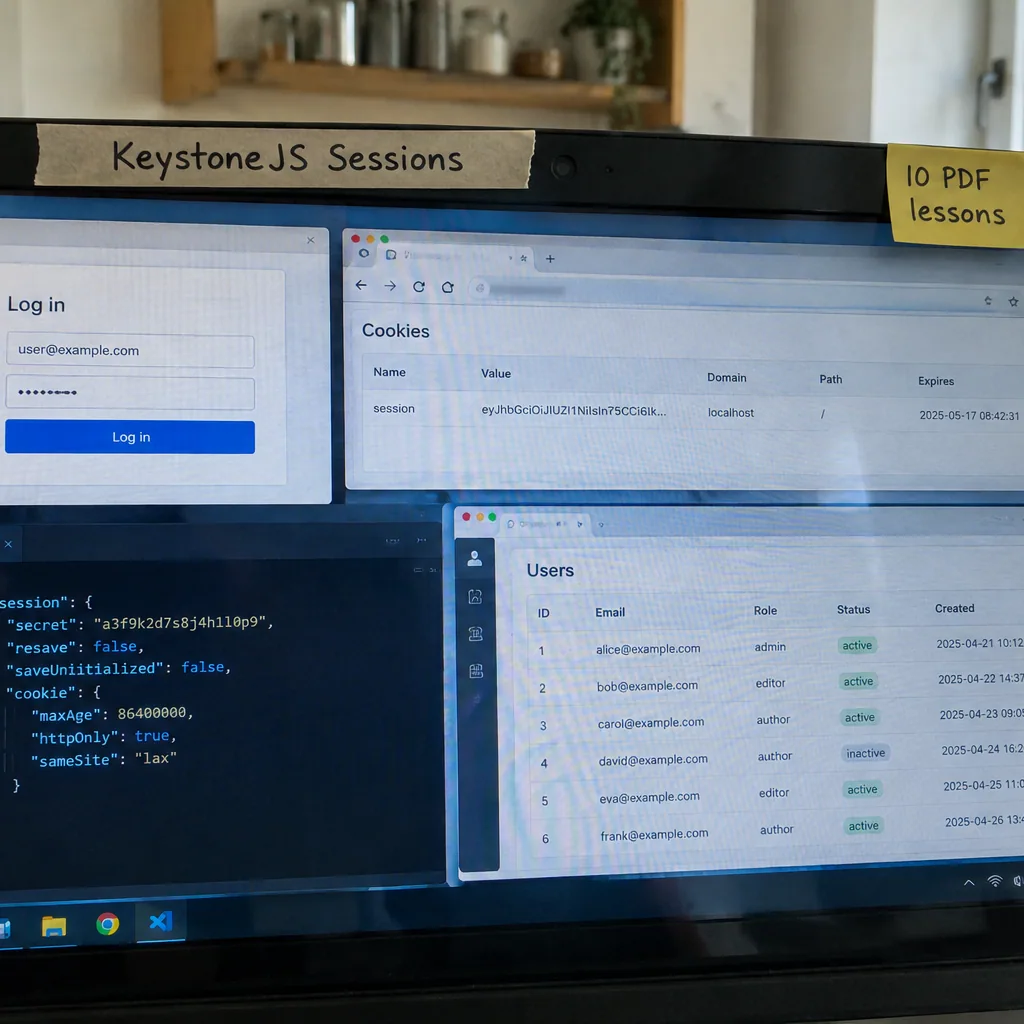 KeystoneJS Sessions