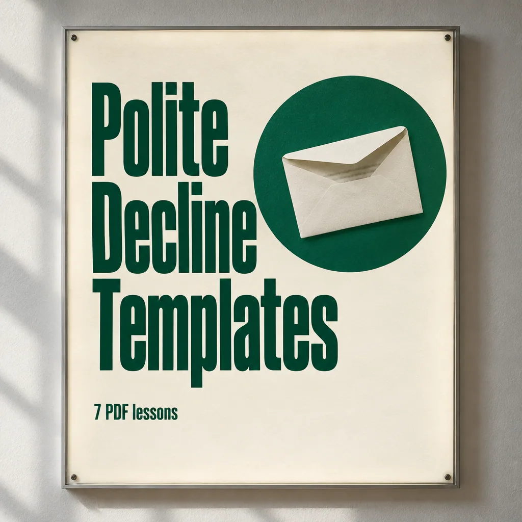 Polite Decline Templates