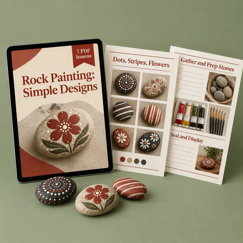 Rock Painting: Simple Designs for Joy