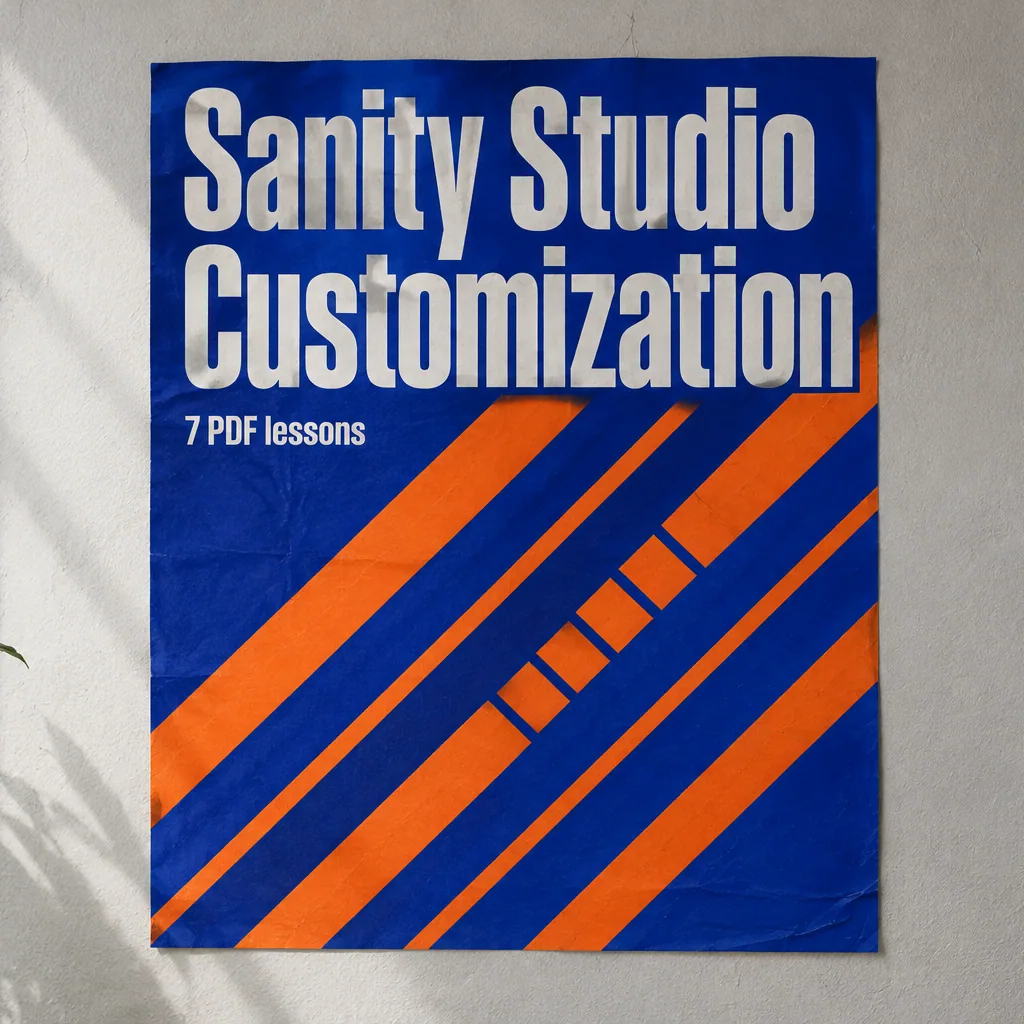 Sanity Studio Customization