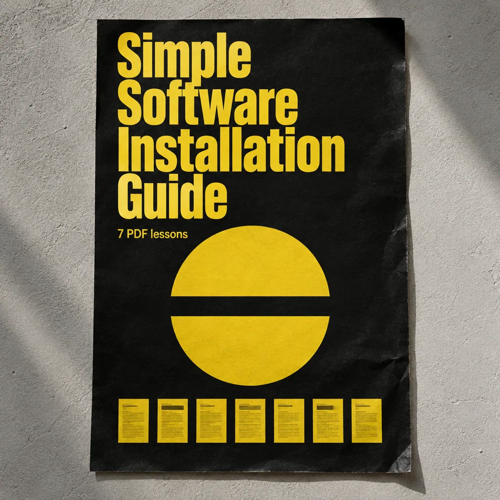Simple Software Installation Guide