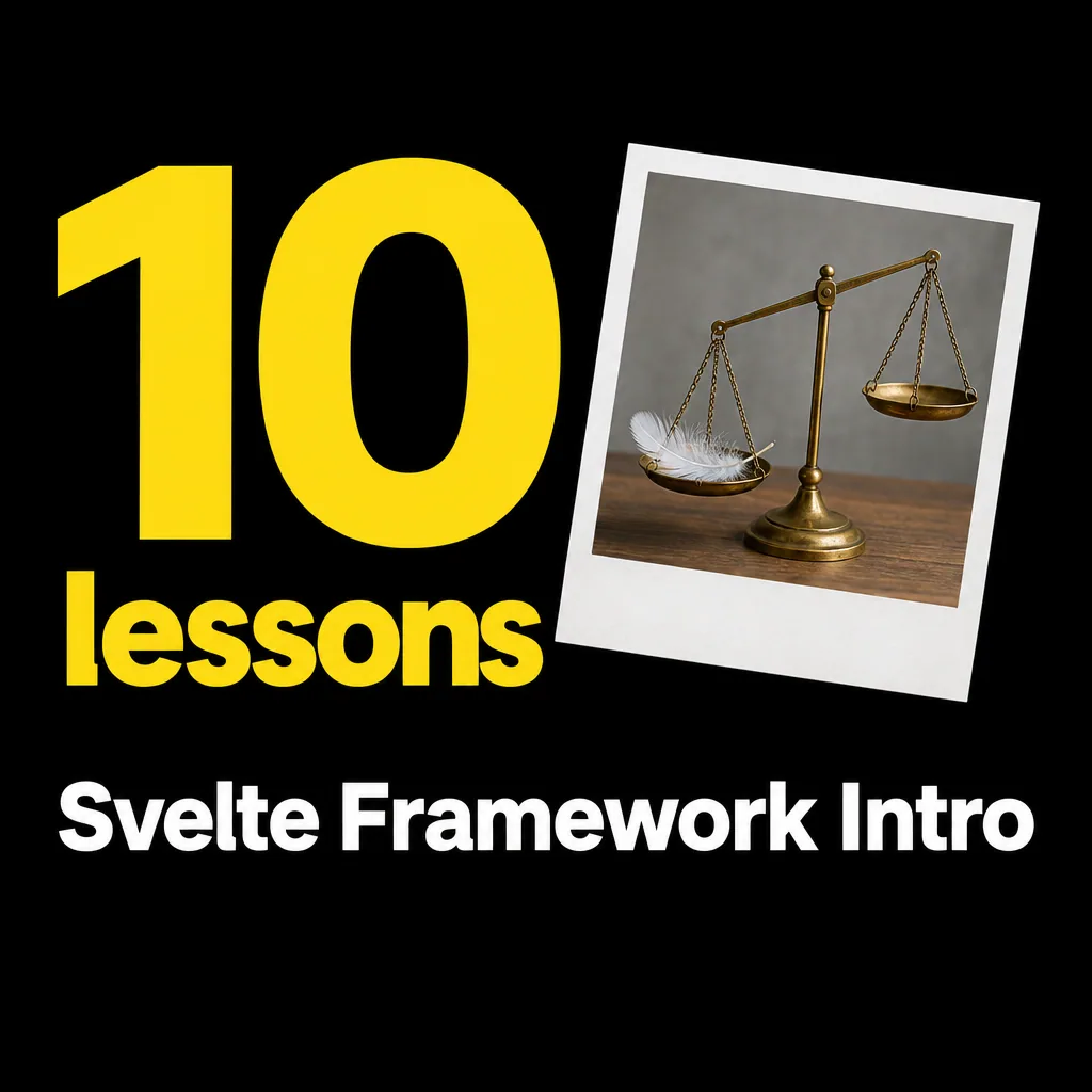 Svelte Framework Intro
