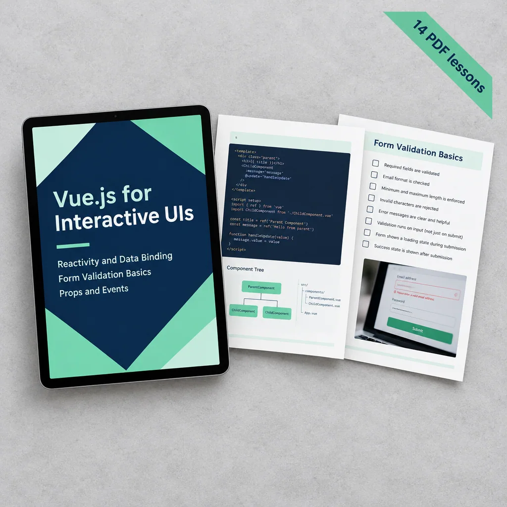 Vue.js for Interactive UIs